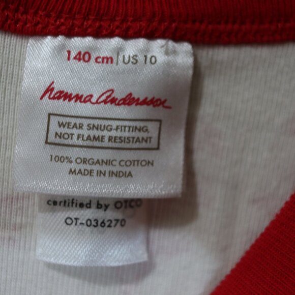 Hannah Anderson Unisex Gender Neutral Christmas Holiday 2pc Pajama Set 140/10 - Picture 12 of 12